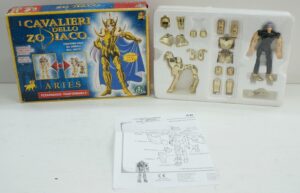 Aries Ariete. Saint Seiya – I Cavalieri dello Zodiaco. Action Figure cm 17 Completo. Giochi Preziosi