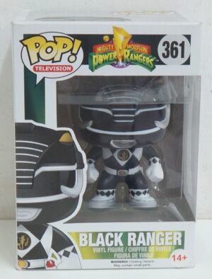 Funko Pop! Television: Black Ranger. Power Rangers n. 361. Action Figure cm 10. Funko