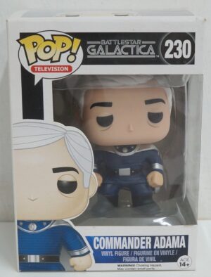 Funko Pop! Television: Commander Adama. Battlestar Galactica n. 230. Action Figure cm 10. Funko