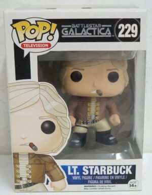 Funko Pop! Television: Lt. Starbuck. Battlestar Galactica n. 229. Action Figure cm 10. Funko