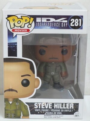 Funko Pop! Movies: Steve Hiller. ID4 Indipendence Day n. 281. Action Figure cm 10. Funko