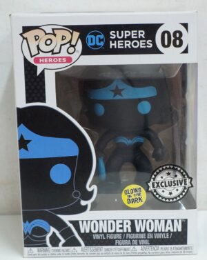 Funko Pop! Heroes: Wonder Woman. DC Super Heroes n. 08 Exclusive. Action Figure cm 10. Funko