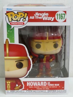 Funko Pop! Movies: Howard as Turbo Man. Jingle alla the Way n. 1167. Action Figure cm 10. Funko
