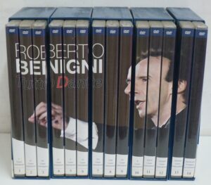 Roberto Benigni Tutto Dante. Raccolta Completa (14 DVD) con Cofanetti. DVD in Italiano