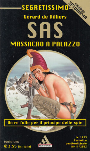 Massacro a palazzo di Gerard de Villiers - Segretissimo SAS n. 1473 ed. Mondadori