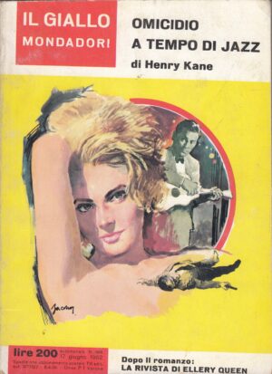 Omicidio a tempo di Jazz di Henry Kane - Il Giallo Mondadori n. 698 ed. Mondadori