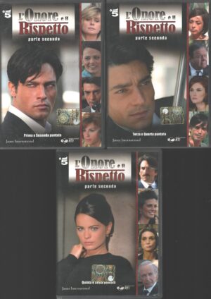 L’onore e il rispetto Parte Seconda. Stagione 2 Completa (Episodi 1-6) (3 DVD) SENZA COFANETTO. Verisone da edicola. DVD in Italaino