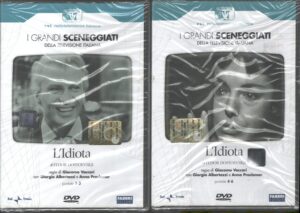 L’Idiota (Fedor Dostoevskij) Miniserie TV Completa (Episodi 1-6) (4 DVD). I grandi Sceneggiati Rai. Versione da edicola. DVD in Italiano