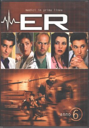 ER Medici in Prima Linea Anno 6 - Stagione 6 Completa (Box 6 DVD) (Episodi 1-22) DVD in Italiano