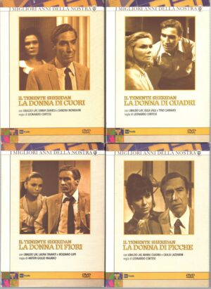 Il Tenente Sheridan: La Donna di Cuori, Quadri, Fiori, Picche. Miniserie Completa (Episodi 21) (12 DVD) con Slipcase. I Migliori anni della TV. DVD in Italiano