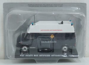 Carabinieri Fiat Ducato Maxi Artificieri Antisabotaggio 1995 - Modellino Die Cast Scala 1:43 - De Agostini