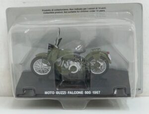 Carabinieri Moto Guzzi Falcone 500 - 1967. Modellino Die Cast Scala 1:24. De Agostini