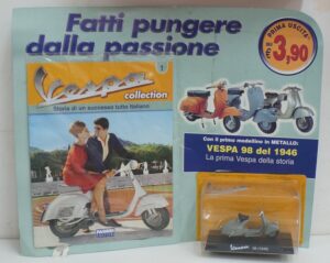 Piaggio Vespa 98 (1946). Modellino Die Cast Scala 1:18. Vespa Collection con Fascicolo. Fabbri