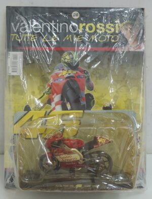 Aprilia RSW 250 - 46 Imola 1999 - Modellino Die Cast Scala 1:18 - Valentino Rossi Tutte le mie Moto - Fabbri