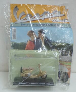 Piaggio Vespa Hoffmann Konigin (1954). Modellino Die Cast Scala 1:18. Vespa Collection con Fascicolo. Fabbri