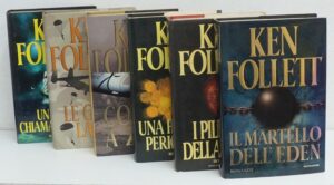 Lotto n. 6 Romanzi di Ken Follett, Gialli Thriller. Lotto come da immagine