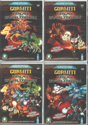 Gormiti: Final Evolution - La Saga Completa 4 Episodi (4 DVD) SENZA COFANETTO - DVD in Italiano