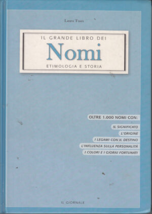 Il Grande libro dei Nomi: Etimologia e Storia di Laura Tuan ed. Il Giornale