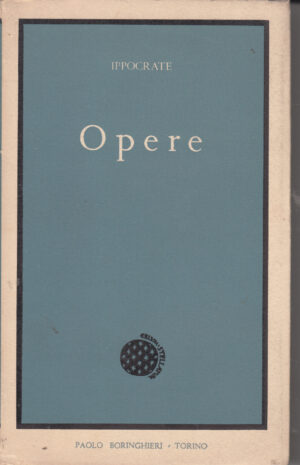 Opere di Ippocrate ed. Boringhieri