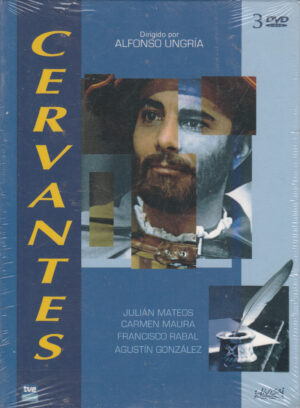 Cervantes (Alfonso Ungria & Julian Mateos) Serie TV Spagna Completa 1979 (Box 3 DVD) - Lingua Audio Spagnolo, Sottotitoli in Italiano