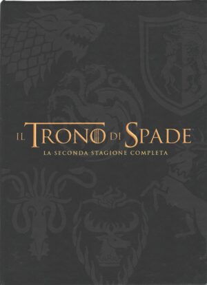 Il Trono di Spade – Stagione 2 Completa (Episodi 1-10) (5 DVD) con Cofanetto SENZA Slipcase – DVD in Italiano – Game of thrones