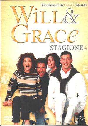 Will & Grace - Stagione 4 Completa (Episodi 1-27) (4 DVD) con Cofanetto - DVD in Italiano
