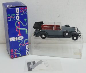 Grande Mercedes 8 cilindri - 7.700 cmc - 1938 Rio n. 21. Modellino Scala 1:43 Die Cast. Rio