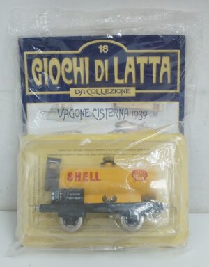 Vagone Cisterna 1939 - Giochi di Latta da collezione n. 18 con Fascicolo. Fabbri
