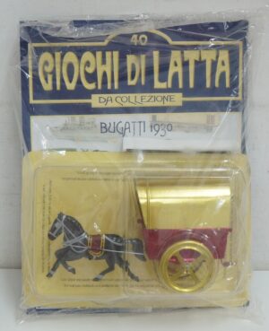 Bugatti 1930 - Giochi di Latta da collezione n. 40 con Fascicolo. Fabbri