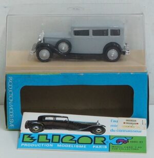 Mercedes Benz 1929 Limousine Nurburg -  Modellino n. 1043 Scala 1:43 Die Cast. Eligor