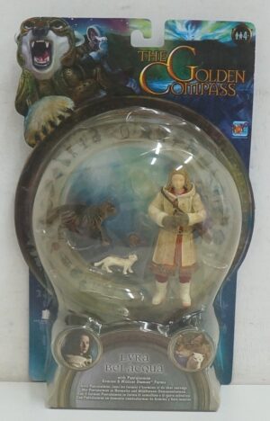 The Golden Compass: Lyra Belacqua Action Figure cm 12 - with Pantalaimon Ermine e Wildcat daemon - La bussola d'oro - New Line Cinema