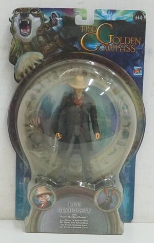 The Golden Compass: Lee Scoresby Action Figure cm 12 - With Hester the Hare daemon - La bussola d'oro - New Line Cinema