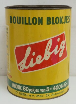 Liebig - Cubes De Bouillon - Scatola di Latta Vintage anni '60 - '70