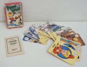 Peter and the wolf Card Game from Walt Disney - Make Mine Music 1947. Pierino e il lupo gioco di carte Completo Vintage - Pepys
