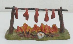Elastolin – Fuoco da campo con spiedo – Camp Fire Scenics Figure cm 6