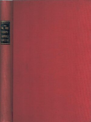 14.000 forme verbali greche di B. Weissgut ed. Casanova (1943)