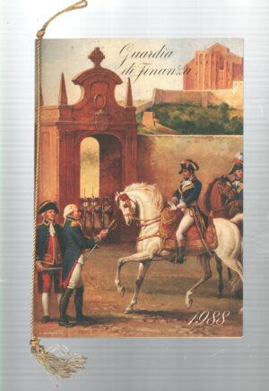 Calendario Guardia di Finanza Anno 1988 - Con Cordoncino Originale