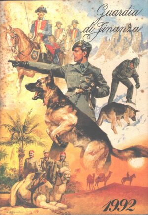 Calendario Guardia di Finanza Anno 1992 - Senza Cordoncino Originale