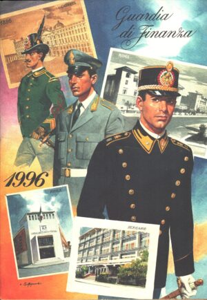 Calendario Guardia di Finanza Anno 1996 - Senza Cordoncino Originale