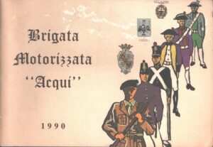 Calendario Brigata Motorizzata Acqui Anno 1990 - Senza cordoncino originale