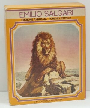 Emilio Salgari – Edizione Annotata Romanzi d'Africa n. 3 volumi a cura di Mario Spagnol ed. Mondadori (1974)