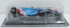 Alpine A521 Fernando Alonso - 2021 - Modellino Scala 1:24 Die Cast - Le Gradi Formula 1 - Centauria