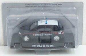 Carabinieri Fiat Stilo 1.9 JTD - 2001 – Modellino Die Cast Scala 1:43 – De Agostini