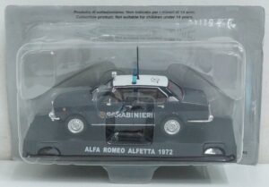 Carabinieri Alfa Romeo Alfetta 1972  – Modellino Die Cast Scala 1:43 – De Agostini