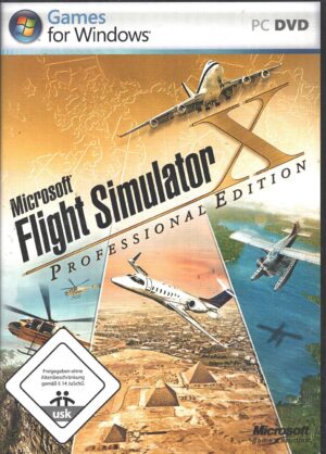 Flight Simulator X Professional Edition - Videogioco PC - Versione Germania (2 dischi)