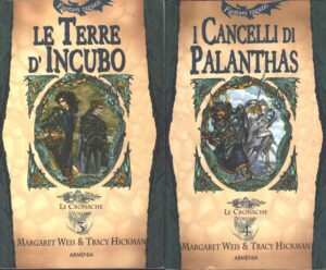 Le terre d'incubo + I cancelli di Palanthas (vol. 3 + vol. 4) - Dragonlance di M. Weis e T. Hickman ed. Armenia