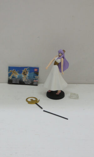 Athena Saint Seiya - I Cavalieri dello Zodiaco - DANNEGGIATO!!! - Action Figure cm 8. Gashapon Bandai