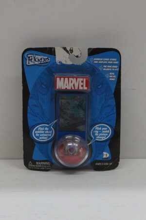 Marvel Flickers Series 1 n. 5: Ring Spider-Man - Anello Uomo Ragno con immagine cangiante