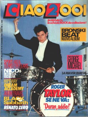 Rivista Ciao 2001 n. 19 del 16 Maggio 1986 - In copertina Roger Taylor