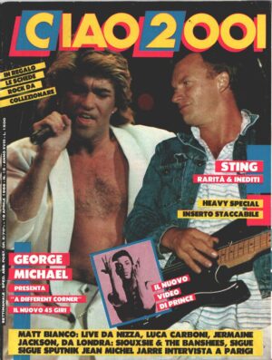 Rivista Ciao 2001 n. 15 del 18 Aprile 1986 - In Copertina George Michael e Sting